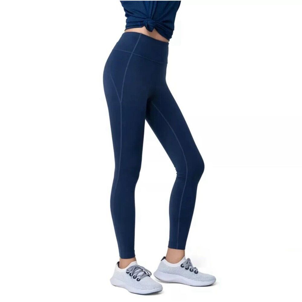 Allbirds Natural Legging Women's True Navy Merino Wool Blend Size M - Yoga Pants